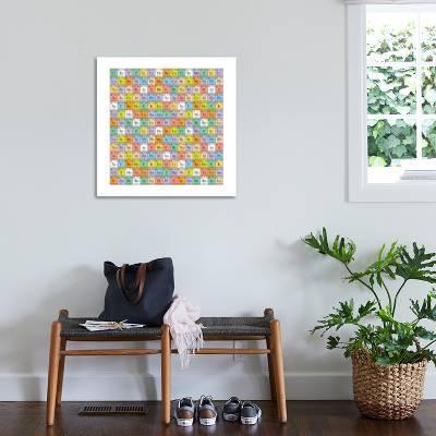 Abstract Periodic Table Vector Illustration Art Print By Fabiangame Art Com
