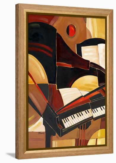 Abstract Piano-Paul Brent-Framed Stretched Canvas