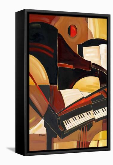 Abstract Piano-Paul Brent-Framed Stretched Canvas