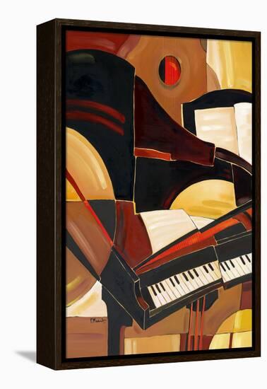 Abstract Piano-Paul Brent-Framed Stretched Canvas