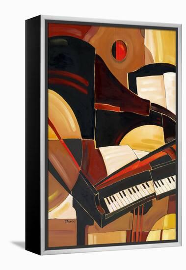 Abstract Piano-Paul Brent-Framed Stretched Canvas