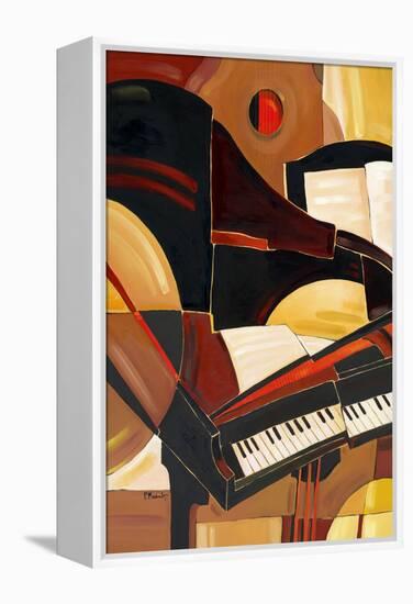 Abstract Piano-Paul Brent-Framed Stretched Canvas