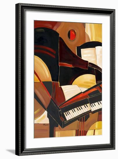 Abstract Piano-Paul Brent-Framed Art Print