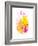 Abstract Pineapple-Jennifer McCully-Framed Art Print