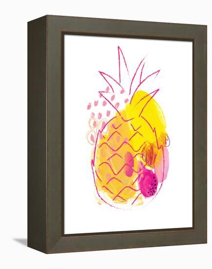 Abstract Pineapple-Jennifer McCully-Framed Stretched Canvas