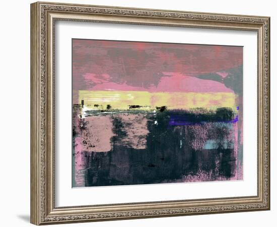 Abstract Pink and Yellow-Alma Levine-Framed Art Print