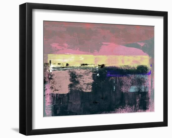 Abstract Pink and Yellow-Alma Levine-Framed Art Print