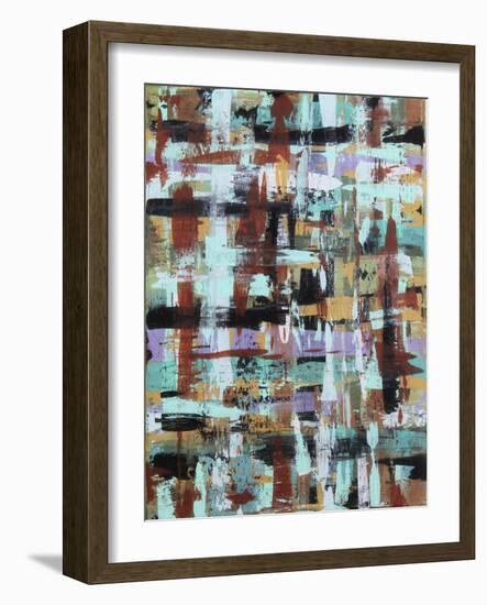 Abstract Plaid 1-Karla Gerard-Framed Giclee Print