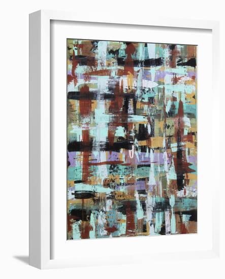 Abstract Plaid 1-Karla Gerard-Framed Giclee Print