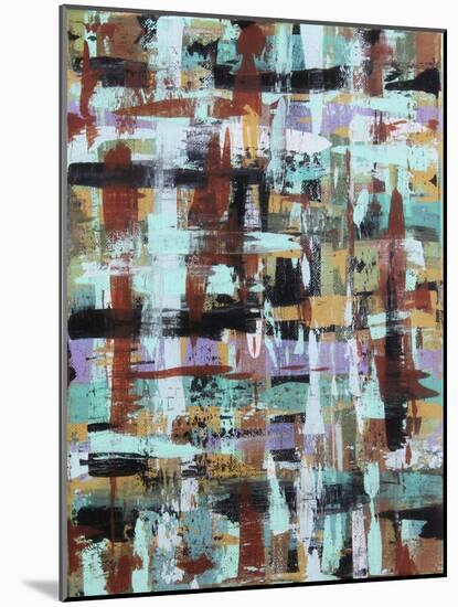 Abstract Plaid 1-Karla Gerard-Mounted Giclee Print