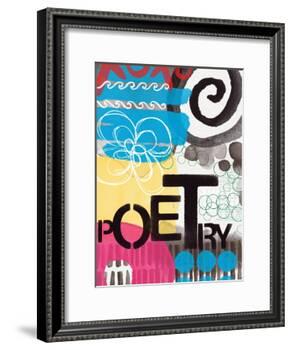 Abstract Poetry-Linda Woods-Framed Art Print