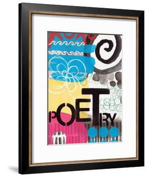 Abstract Poetry-Linda Woods-Framed Art Print