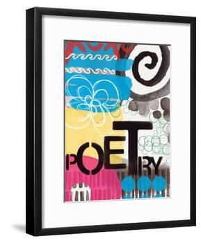 Abstract Poetry-Linda Woods-Framed Art Print