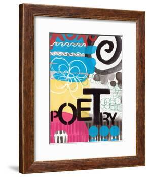 Abstract Poetry-Linda Woods-Framed Art Print