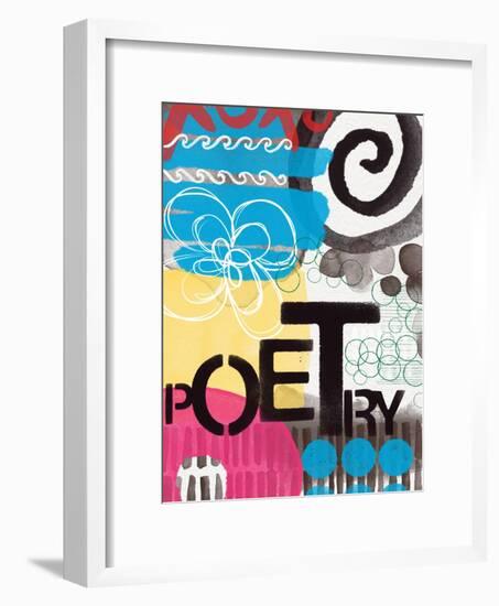 Abstract Poetry-Linda Woods-Framed Art Print