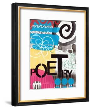 Abstract Poetry-Linda Woods-Framed Art Print