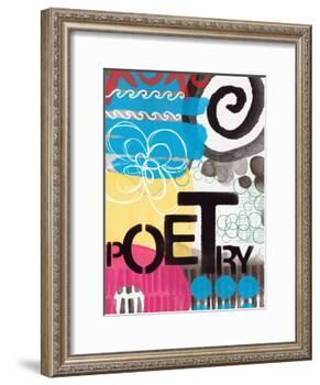 Abstract Poetry-Linda Woods-Framed Art Print