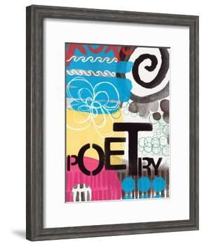 Abstract Poetry-Linda Woods-Framed Art Print