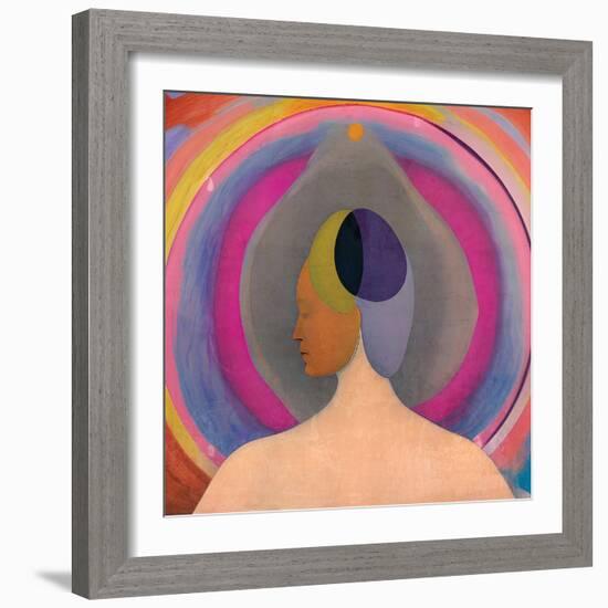 Abstract Priestess-Elena Ray-Framed Art Print