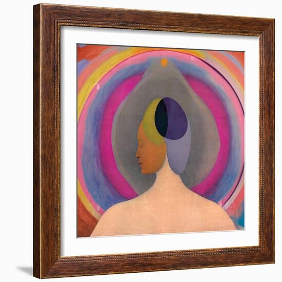 Abstract Priestess-Elena Ray-Framed Art Print