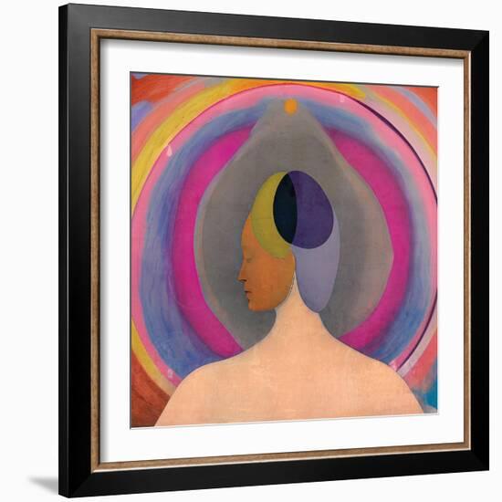 Abstract Priestess-Elena Ray-Framed Art Print