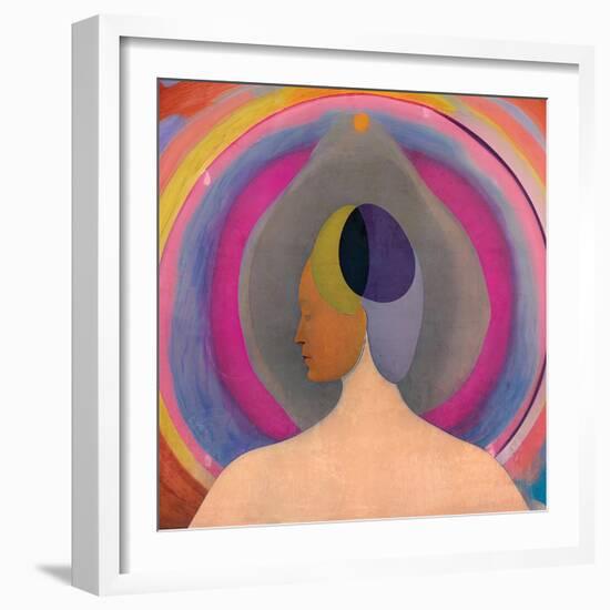 Abstract Priestess-Elena Ray-Framed Art Print