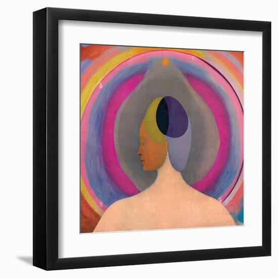 Abstract Priestess-Elena Ray-Framed Art Print
