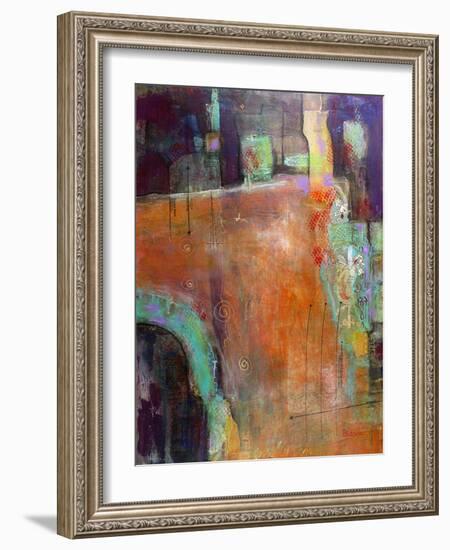 Abstract Print Simple Pleasure-Blenda Tyvoll-Framed Art Print