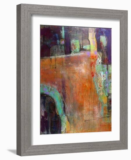 Abstract Print Simple Pleasure-Blenda Tyvoll-Framed Art Print