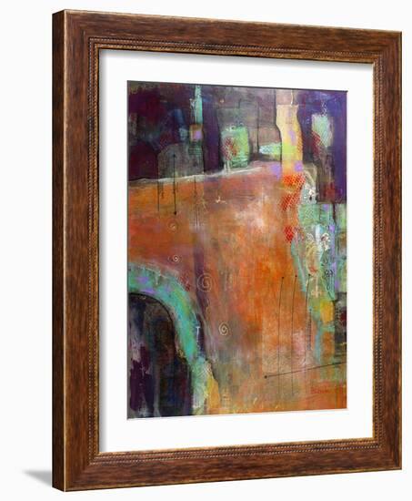 Abstract Print Simple Pleasure-Blenda Tyvoll-Framed Art Print