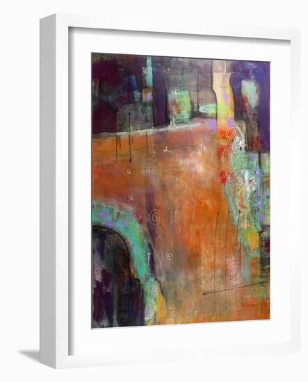 Abstract Print Simple Pleasure-Blenda Tyvoll-Framed Art Print