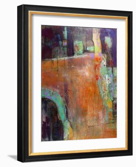 Abstract Print Simple Pleasure-Blenda Tyvoll-Framed Art Print