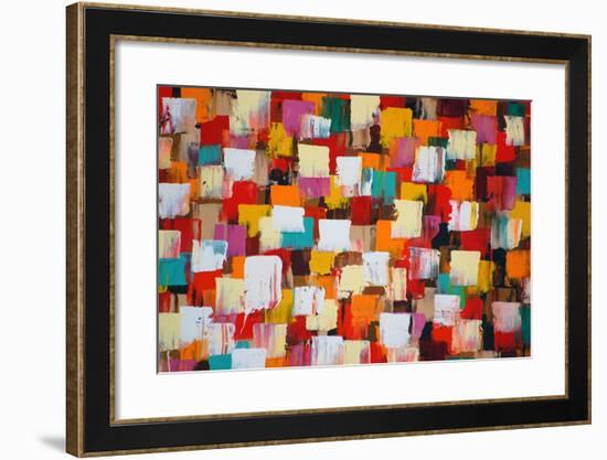 Abstract Psychedelic Background-Sergey-USSR-Framed Art Print