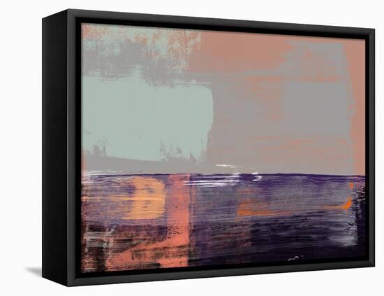 Abstract Purple and Orange-Alma Levine-Framed Stretched Canvas