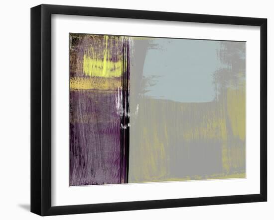 Abstract Purple and Yellow-Alma Levine-Framed Art Print