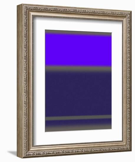 Abstract Purple-NaxArt-Framed Art Print