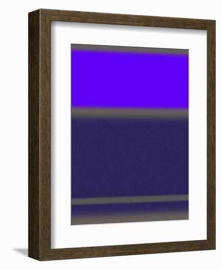 Abstract Purple-NaxArt-Framed Art Print