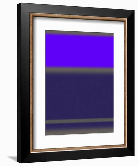 Abstract Purple-NaxArt-Framed Art Print