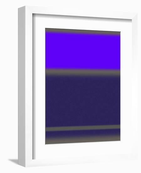 Abstract Purple-NaxArt-Framed Art Print