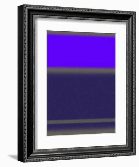 Abstract Purple-NaxArt-Framed Art Print