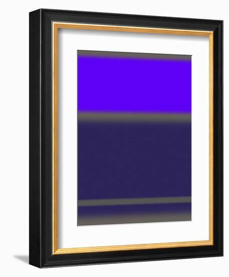 Abstract Purple-NaxArt-Framed Art Print