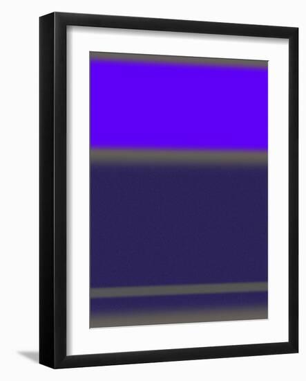 Abstract Purple-NaxArt-Framed Art Print