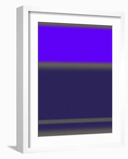 Abstract Purple-NaxArt-Framed Art Print
