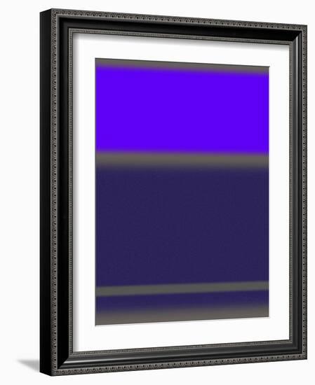 Abstract Purple-NaxArt-Framed Art Print