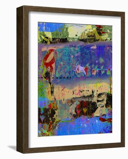 Abstract Queens Bakery-Ricki Mountain-Framed Art Print