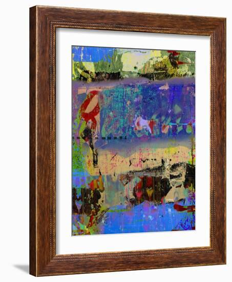 Abstract Queens Bakery-Ricki Mountain-Framed Art Print