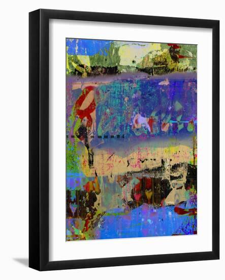 Abstract Queens Bakery-Ricki Mountain-Framed Art Print