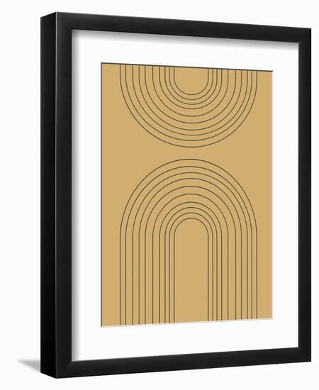 Abstract Rainbow Ochre-Leah Straatsma-Framed Premium Giclee Print