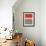 Abstract Red 1-NaxArt-Framed Art Print displayed on a wall
