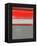 Abstract Red 1-NaxArt-Framed Stretched Canvas